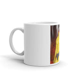 God of War White glossy mug