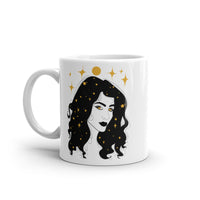 Moon Witch White glossy mug