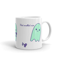 Sad Ghost with Flower Mug