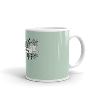 Overthinking mint color glossy mug