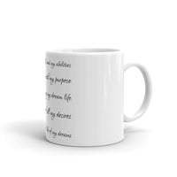 Manifest White glossy mug