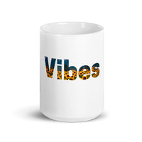 Vibes White glossy mug