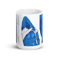 Thirsty White glossy mug