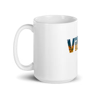 Vibes White glossy mug