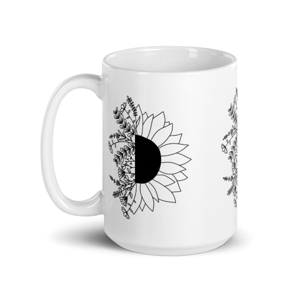 Summer Flowers glossy mug