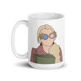 Spectacles Girl  glossy mug