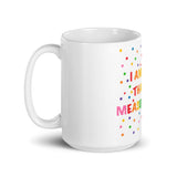 I Am More Than My Measurements White glossy mug