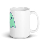 Always 6 feet Away Sad Ghost Comic glossy mug