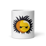 Grumpy Sunshine White glossy mug