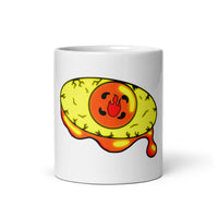 Indy’s Design Fire Eye White glossy mug