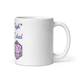 I Died Sad Ghost Comic White glossy mug