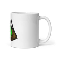 Indy’s Design Leaf Eye White glossy mug