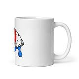 Indy’s Design Silver Eye White glossy mug