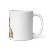 Luna White glossy mug