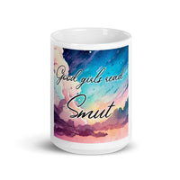 Good Girls Read Smut White glossy mug