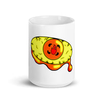 Indy’s Design Fire Eye White glossy mug