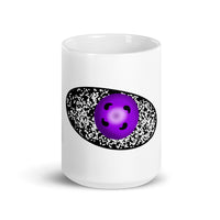 Indy’s Design Galaxy Eye White glossy mug