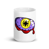 Indy’s Design Starshine Eye White glossy mug