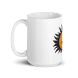 Grumpy Sunshine White glossy mug