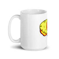 Indy’s Design Fire Eye White glossy mug