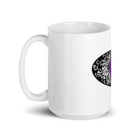 Indy’s Design Galaxy Eye White glossy mug