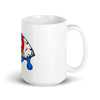 Indy’s Design Silver Eye White glossy mug