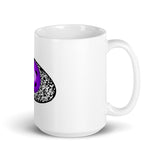 Indy’s Design Galaxy Eye White glossy mug