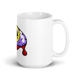 Indy’s Design Starshine Eye White glossy mug