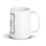 Only You Can Decide What Breaks You White glossy mug