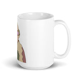 Luna White glossy mug